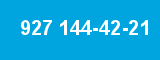 927 144-42-21 927 144-42-21